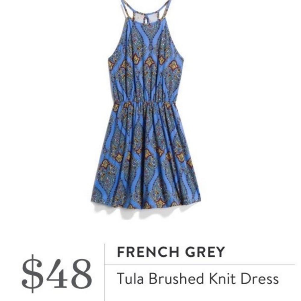 French Grey - Tula Brushed knit dress